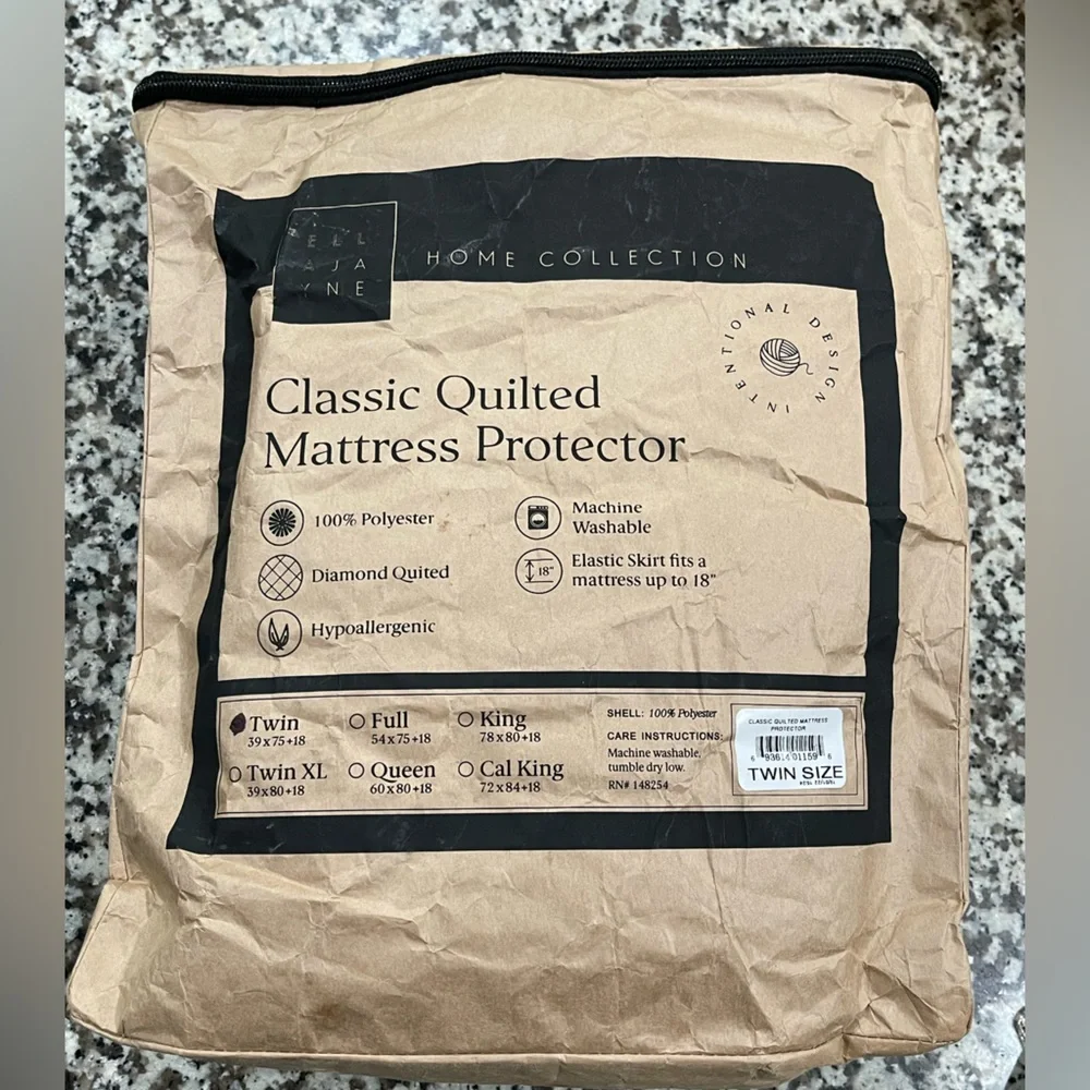 New . . . Ella Jayne Classic Quilted Mattress Protector | White